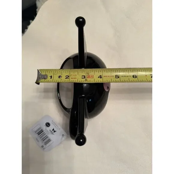 NWT Kuromi Hello Kitty & Friends Sanrio Sculpted Ceramic Mug Cup Black White - Picture 7 of 7